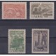 RUSIA 1929 Yv 444/7 SERIE COMPLETA DE ESTAMPILLAS NUEVAS CON GOMA DE GRAN CALIDAD 22 EUROS